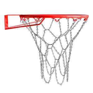 Nouveau <span class=keywords><strong>filet</strong></span> <span class=keywords><strong>de</strong></span> basket-ball intérieur et extérieur <span class=keywords><strong>Filet</strong></span> <span class=keywords><strong>de</strong></span> basket-ball standard robuste à chaîne tressée <span class=keywords><strong>en</strong></span> acier inoxydable - Product Image 3
