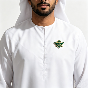Autocollant en métal plaqué or en forme de carte de l'Arabie Saoudite avec drapeau et palmier pour la Fête nationale KSA, idéal pour télé<span class=keywords><strong>phone</strong></span> - Product Image 3
