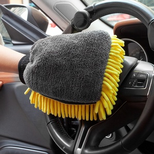 Gant <span class=keywords><strong>de</strong></span> lavage <span class=keywords><strong>de</strong></span> voiture en microfibre doux anti-rayures en chenille avec brosse <span class=keywords><strong>de</strong></span> détaillage pour <span class=keywords><strong>cire</strong></span>, gant <span class=keywords><strong>de</strong></span> nettoyage multifonctionnel épais pour lavage <span class=keywords><strong>de</strong></span> voiture - Product Image 2