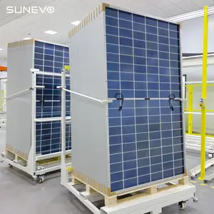 Sunevo Transparent Solar Panels Price 450 500 600 Watt Soler Solor Panel Europe Warehouse From China