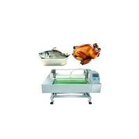 Machine d'emballage sous vide DZD-1000-650 à bande continue rafraîchissante sous vide Emballage de canard rôti