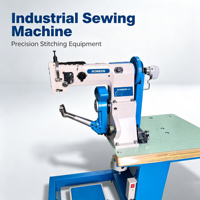 Machine à coudre industrielle haute vitesse HK-168H pour la fabrication de chaussures en cuir, équipement de couture professionnel robuste