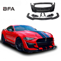 Kit de pare-chocs avant Mustang BFA 2018-2023 neuf, mise à niveau vers un pare-chocs avant et un séparateur de lèvre en fibre de carbone GT500, kit carrosserie léger
