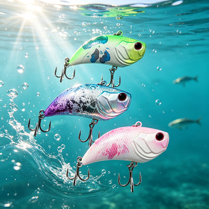 Vente en gros de leurres artificiels durs VIB Crankbait de 55 mm et 14,5 g, adaptés aux chubs et aux bass. - Product Image 2