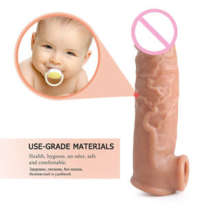 Herren Sexspielzeug für Penis Extender Ärmel Dildo Kondom verzögert Ejakulation Adult Fun Toy für Paar Sexspielzeug - Product Image 4