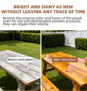 Aceite <span class=keywords><strong>de</strong></span> Cera con Efecto Antiguo, Penetrante <span class=keywords><strong>de</strong></span> Poros Abiertos para <span class=keywords><strong>Madera</strong></span> Vieja y Acabados Desgastados, Aspecto Natural - Product Image 2