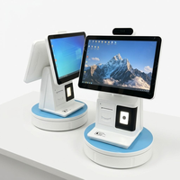 Terminal Punto de Venta Todo en Uno con Pantalla Táctil Capacitiva de 15.6 Pulgadas, Impresora/Escáner Integrados, Sistema Operativo Dual Android/Windows, CPU Intel I5/RK3568