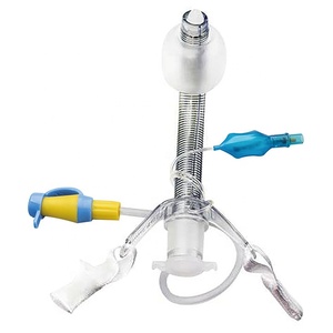 Tabung medis sekali pakai, tabung tracheostomi diperkuat, tabung tracheostomi yang diperkuat dengan Lumen evakuasi - Product Image 1