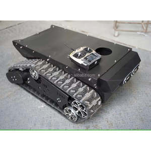 Remote Control Industrial Robot Crawler Chassis Rubber Tracked Carrier Tank Track Platform Transporter - Product Image 2