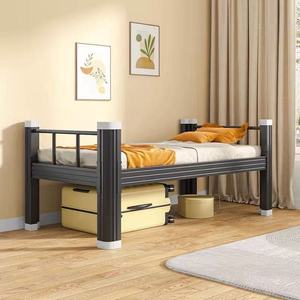 Lit simple robuste réglable pour adultes, avec cadre en acier, idéal pour dortoirs, hôtels, chambres commerciales, appartements – Meuble OEM - Product Image 1