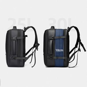 Sac à dos pour homme extensible et simple, grande capacité, résistant à l'eau, pour ordinateur portable et voyage, vente en gros - Product Image 4