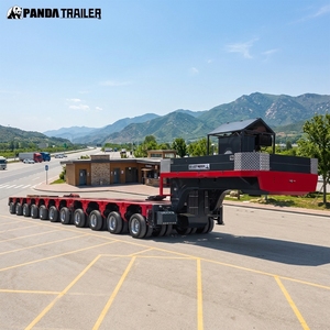 Panda Trailer Stahl-Schwerlastanhänger vom Typ Nicolas mit Hydrauliksystem, Modularer Sattelauflieger >225T Kapazität, Mehrachsiger Übergrößen-Frachtanhänger - Product Image 1