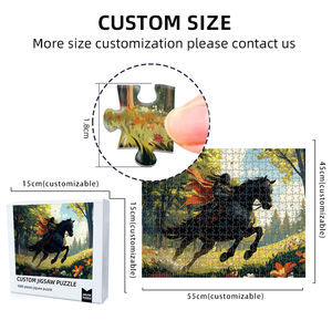 Source Factory OEM Personnalisé Auspicious Clouds Animal <span class=keywords><strong>Puzzle</strong></span> Fabricant Personnalisé <span class=keywords><strong>1000</strong></span> Pièces pour Adultes - Product Image 3