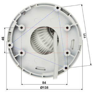 Hik DS-2TD1228-2/QA Security Thermal Optical Bi-Spectrum Night Vision 4MP CMOS IP67 Eyeball <b>Camera</b> H.265 Memory Card Cloud - Product Image 3