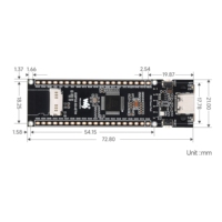 Waveshare ESP32-S3R8 Chip ETH Development Board 10/100Mbps RJ45 Port Ethernet Wi-Fi BT Mendukung Prosesor Dual Core 240MHz