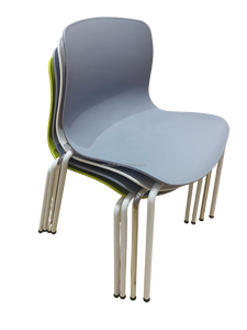 Silla Ergonómica de PP Ecológica Blanca y Cómoda para Profesor, Precio Económico, Venta al Por Mayor - Product Image 5