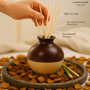 Lemongrass Premium Home Fragrance <b>Gift</b> <b>Set</b> with Reed Diffuser Potpourri and Fragrance Oils Elegant Decor Collection - Product Image 3