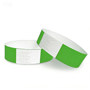Bracelets jetables personnalisés en PVC imperméable, multicolores, à large surface, conception OEM, MOQ 10 pièces, pour événements promotionnels et nouveautés - Product Image 2