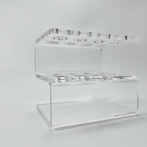 Support de tubes à essai M93 en acrylique de 17 mm pour tubes de 10 ml, 12 ml, 15 ml, avec logo OEM - Product Image 3