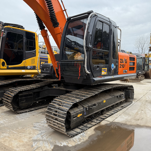 Excavatrice Hitachi ZX210 d'occasion du Japon, godet de 1,2 m, poids opérationnel de 21 tonnes, moteur de 110 kW, pompe, boîte de vitesses, PLC, en bon état - Product Image 2