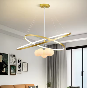 Zeal Lighting Nordic Designer Sala de estar Techo Luces colgantes LED Luces colgantes modernas Candelabros - Product Image 5