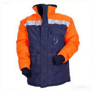 Jaket Kerja Anti Air Reflektif Berlapis untuk Ruang Pendingin/<span class=keywords><strong>Freezer</strong></span>, Diskon Besar - Product Image 4