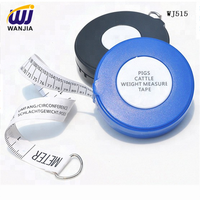 WANJIA Instrument vétérinaire ruban à mesurer le poids corporel des bovins, des chèvres et des porcs ruban à mesurer le poids des animaux pour la vache