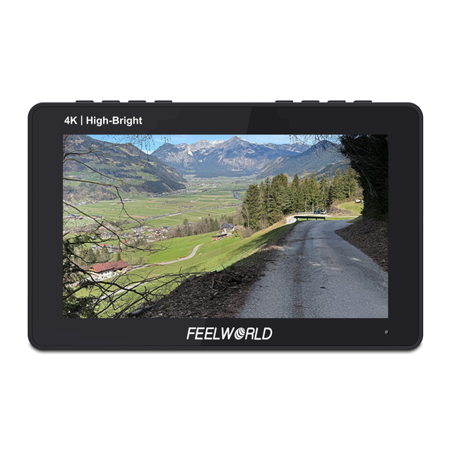 FEELWORLD F5 PROX 5.5 Inch Camera Field Monitor Touch On-Camera Monitor 1600nit DSLR Field Camera F970 Power