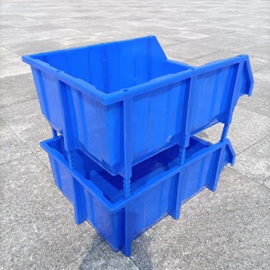 Caja de Almacenamiento Modular de Plástico Reforzado, Rectangular Azul 060, para Organización de Componentes, Tornillos y Ferretería - Product Image 1