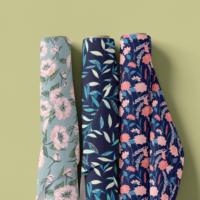 Nouveaux designs d'été 2025, tissu imprimé numérique en coton biologique 100% avec motifs de fleurs pour robes, chemisiers, sacs, chemises