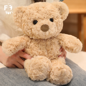 30cm bellissimo orsacchiotto <span class=keywords><strong>bianco</strong></span> e marrone ragazze morbido farciti con tasca giocattoli di <span class=keywords><strong>peluche</strong></span> orsacchiotto con cerniera - Product Image 5