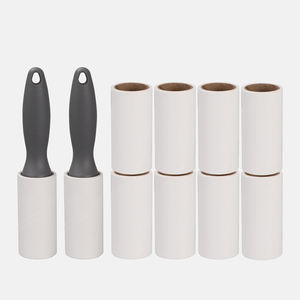 Rouleau à peluches collant personnalisé <span class=keywords><strong>de</strong></span> l'usine <span class=keywords><strong>Experts</strong></span> nettoyant la poussière Lint Rollers Tears 10 refill X 2 pk Pack lint roller For Clothes - Product Image 2