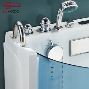 <span class=keywords><strong>Baignoire</strong></span> moderne <span class=keywords><strong>pour</strong></span> personnes <span class=keywords><strong>âgée</strong></span>s, avec accès latéral, sans obstacle, <span class=keywords><strong>baignoire</strong></span> de massage, acrylique, 1,2 m, design graphique, salle de bain - Product Image 5