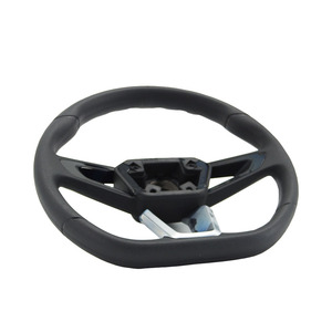 Pièces de rechange pour la rénovation automobile : garniture en cuir PU noir en forme de V pour volant de voiture, ensemble de remplacement pour l'intérieur de l'auto - Product Image 4