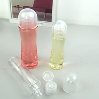 Bouteille en plastique portable en forme de taille, 100 ml, distributeur de lotion de voyage, flacon vide pour lubrifiant personnel