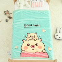 Draps en flanelle pour bébés et enfants, tricotés, 100% polyester, 200TC, écologiques, antibactériens, antistatiques, style américain, animaux