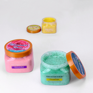 Gommage exfoliant au sucre et au <span class=keywords><strong>sel</strong></span> infusé aux herbes et à la vitamine C, parfumé aux fruits, éclaircissant, nettoyant, rafraîchissant pour la peau de poulet - Product Image 6
