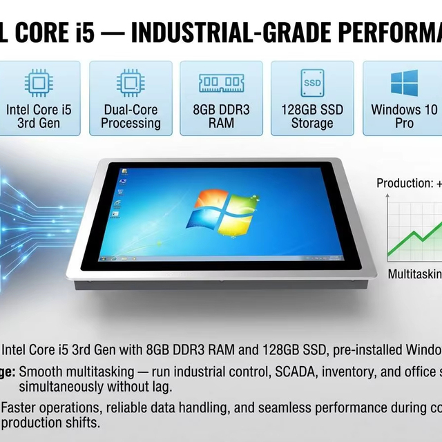 Industrial Tablet Pc with Capacitive Touch Screen, Gaming Computer, Computer Display, All-in-one Pc Cost