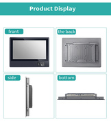 Panel PC Industrial de 15.6 Pulgadas Todo en Uno, Monitor de Pantalla Táctil Capacitiva de 10 Puntos, Resolución 1920x1080, Lector RFID/NFC
