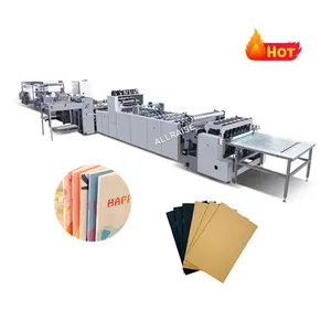 Fully automatic roll paper flexo small exercise book making magazine printing machines machine notebook making machine