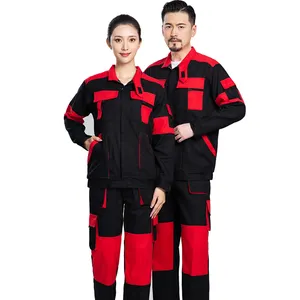 100% Cotton Work wear uniforms for men Construction Work Clothes Construction Clothing Workwear coverall working uniform cheaper