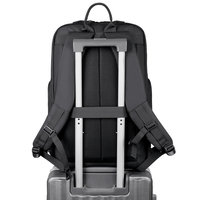 Sac à dos pour ordinateur portable tendance, imperméable, résistant à l'usure, avec plusieurs poches, avec port USB et Type-C pour la recharge, idéal pour les voyages d'affaires