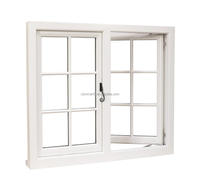 Ventana Abatible de Aluminio CBMmart, Resistente al Viento y al Agua, con Rotura de Puente Térmico y Doble Acristalamiento para Viviendas y Casas