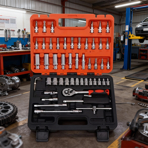 Bộ cờ lê đa năng chuyên nghiệp chất lượng cao 53 món CR-V, bộ dụng cụ cầm tay OEM, bao gồm hộp đựng cứng, bảo hành 3 năm - Product Image 1