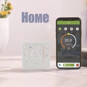 Termostato Wifi inteligente para aire acondicionado <span class=keywords><strong>Fan</strong></span> Coil 2/4 Pipe Controlador de temperatura programable semanal 220V/230V Hoteles de piso - Product Image 4