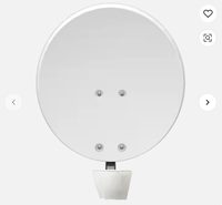 Point d'accès sans fil extérieur QTECH 27dBi à gain d'antenne PTP/PTMP QW Echo 5ac 5GHz MIMO CPE, pont WiFi à double polarisation RJ45