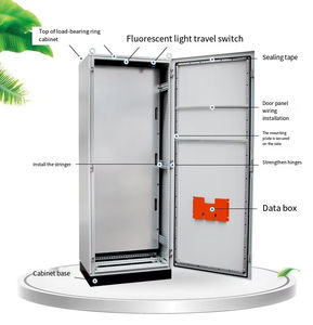 Oferta Especial: Armario de Acero Inoxidable Laminado en Frío con Perfil de Nueve Pliegues, Protección IP54 y Superficie con Recubrimiento en Polvo para Uso Industrial - Product Image 3