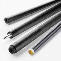 Queue de billard professionnelle en fibre de carbone 2 pièces, ultra faible flexion, haute qualité, avec embout en carbone 3K, design léger, pointe 10-13
