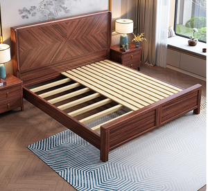 <span class=keywords><strong>Lit</strong></span> de rangement en bois massif de style industriel, ensemble de chambre à coucher moderne de luxe, <span class=keywords><strong>lit</strong></span> double King Size, <span class=keywords><strong>lit</strong></span> en bois massif de luxe - Product Image 6