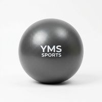 Ballon de Pilates en PVC souple écologique de 25 cm avec surface antidérapante et pompe incluse pour le sport, le yoga, la maison/le bureau, la salle de sport
